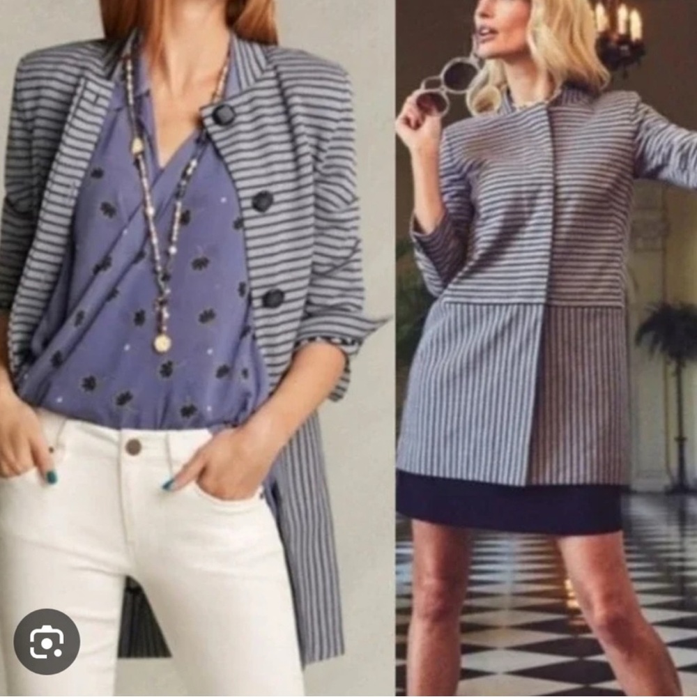 Cabi Dappled Stripe Car Coat